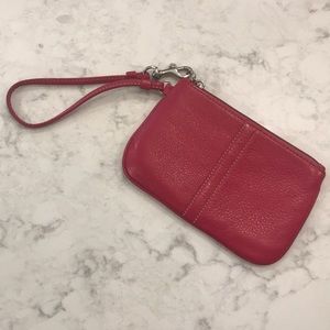 Coach Pink Wristlet